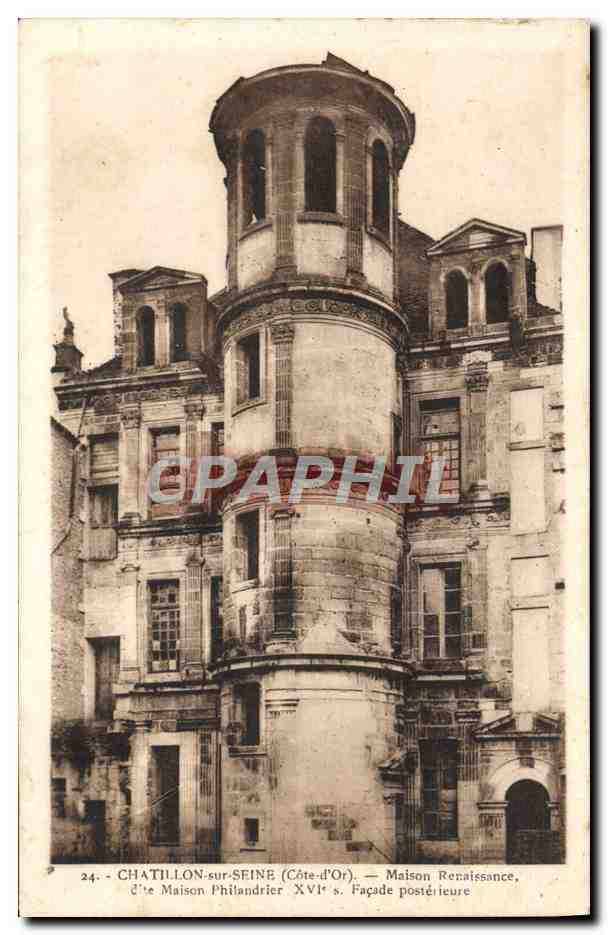 CPA Chatillon Sur Seine Maison Renaissance 