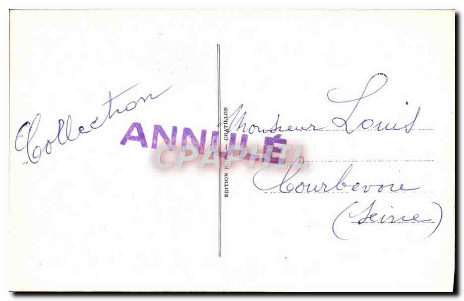 CPA Chatillon Sur Seine Porte de Paris — Rückseite