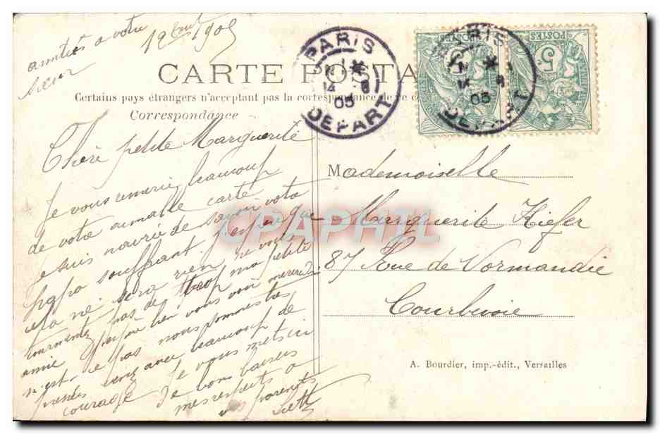 CPA Velizy Foret de Meudon Etang des Ecrevisses — Back