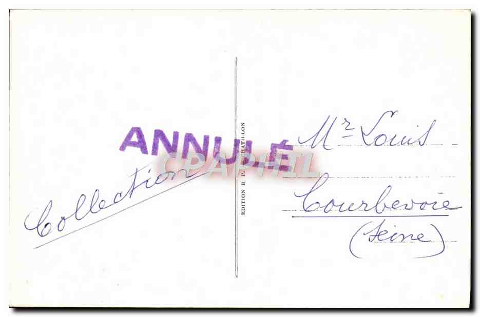 CPA Chatillon Sur Esine Le Chateau de Marmont — Rückseite