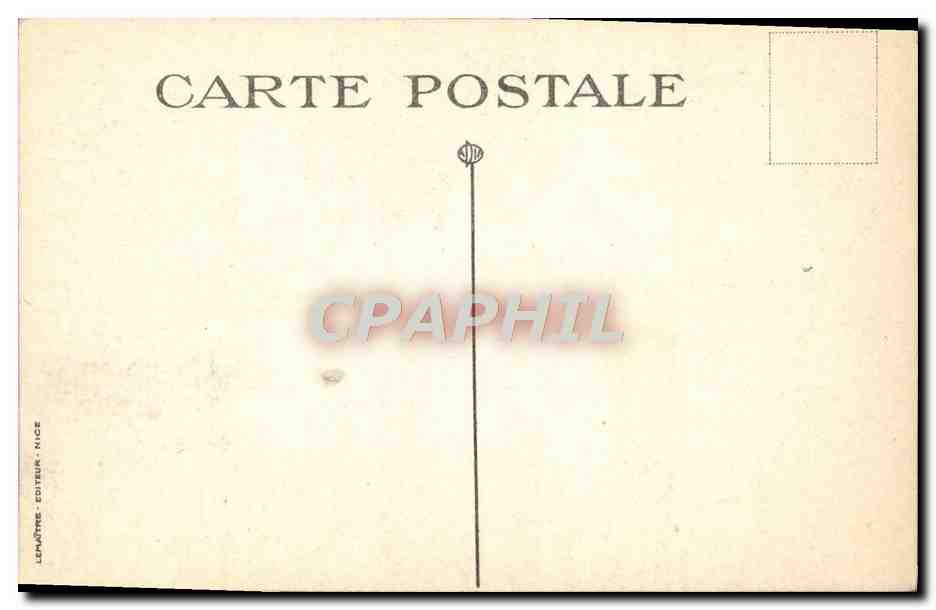 CPA Cannes Clocher de l'eglise du Mont Chevalier  — Rückseite