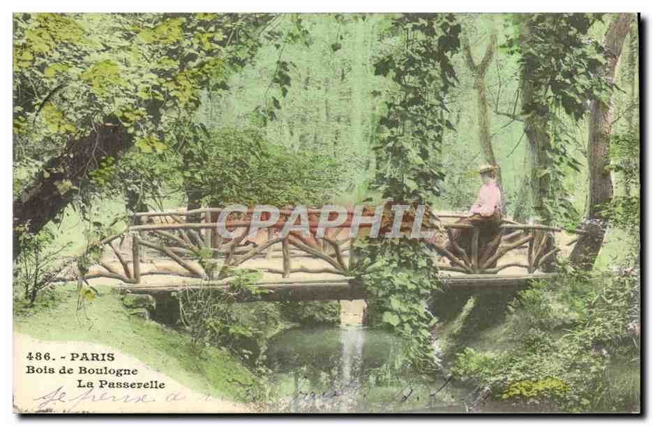 CPA Paris Bois de Boulogne La Passerelle