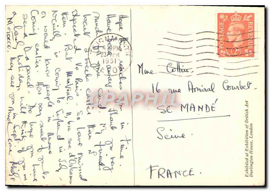 CPA Reynolds Miss Crewe Marqueess of Crewe's collection — Verso