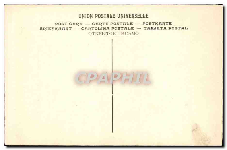 CPA Fontaine Les Baigneuses Musee Conde Chantilly — Verso