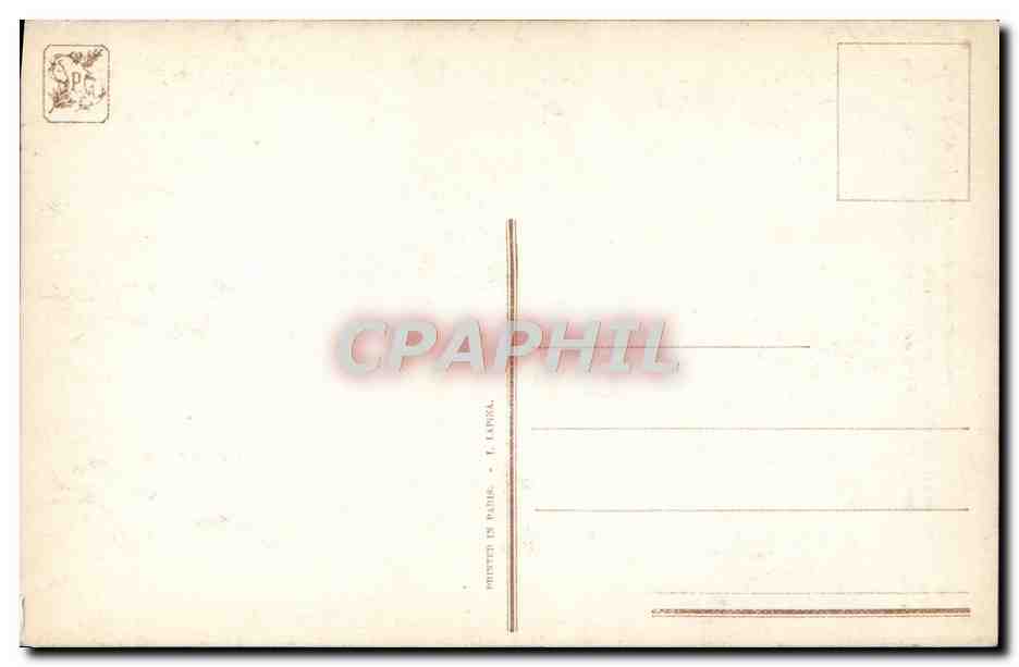CPA Salon 1916 Sabatte — Back