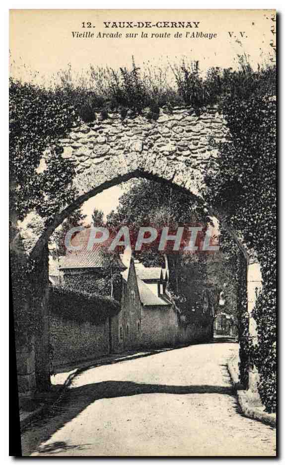 Vaux-de-Cernay — Vieille Arcade sur la route de l'Abbaye — V.V.