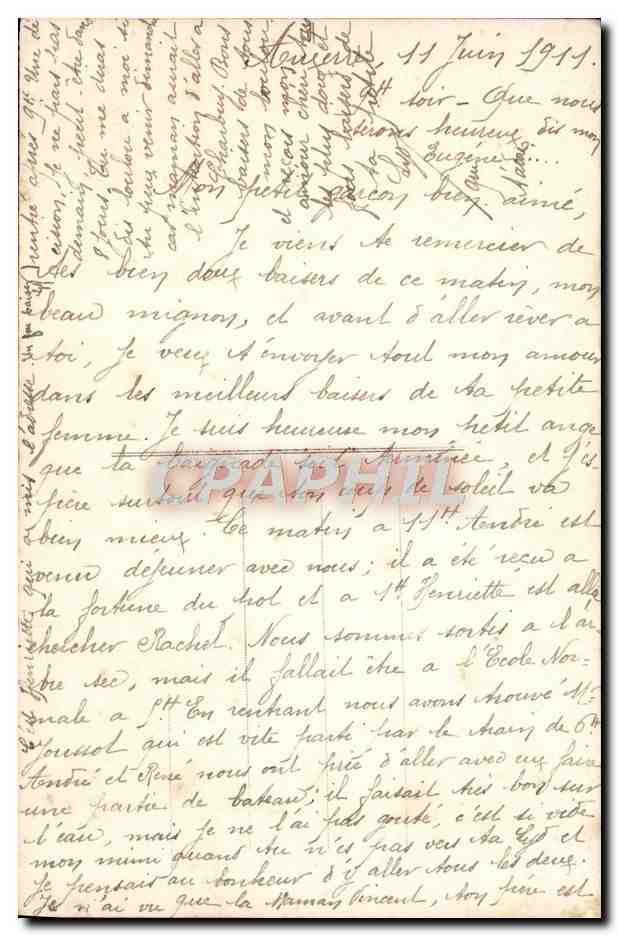 CPA Fantaisie Attelage Boeufs  — Verso