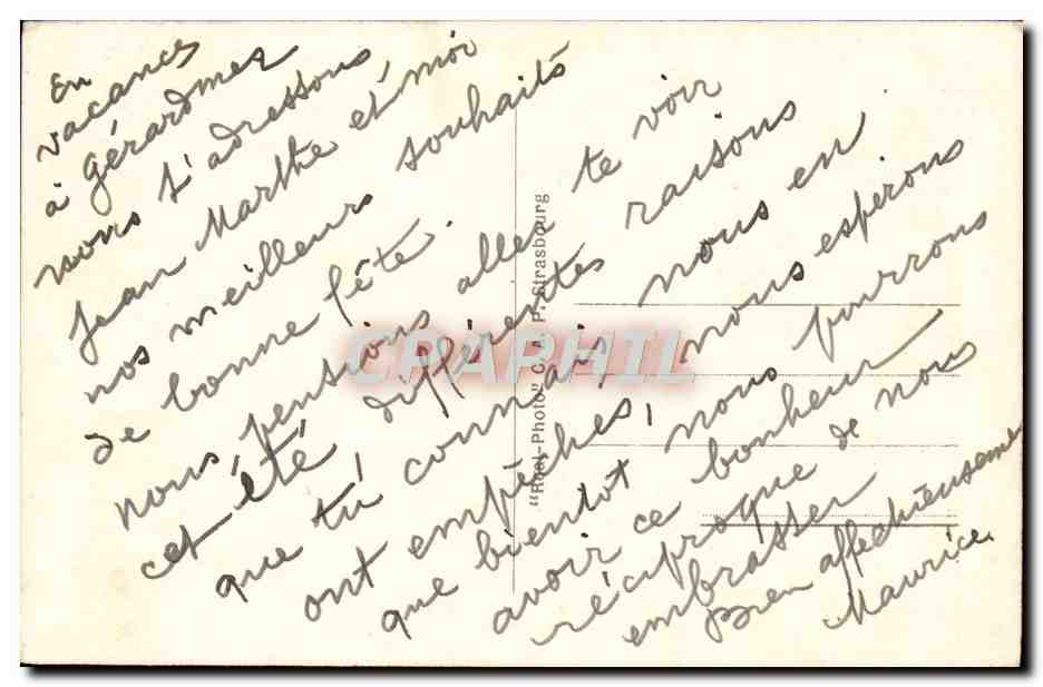 Env. de GÉRARDMER — La Vallée des Lacs — Vue générale — CAA n°107 — Reverso