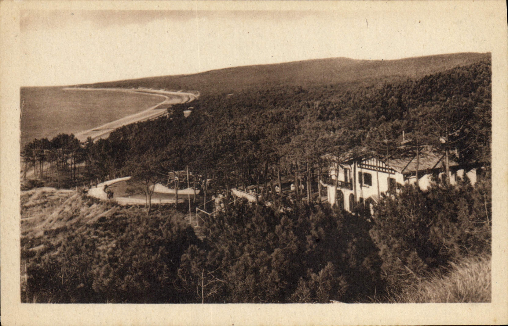 CPA Pilat Plage Vue Sur Le Bassin et la Corniche