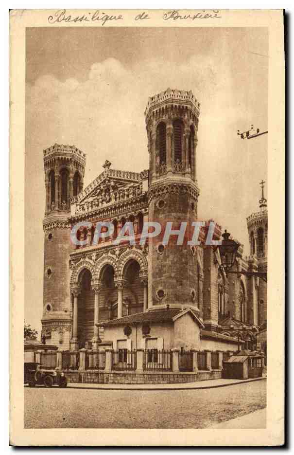 CPA Lyon La Basilique de Notre Dame de Fourviere