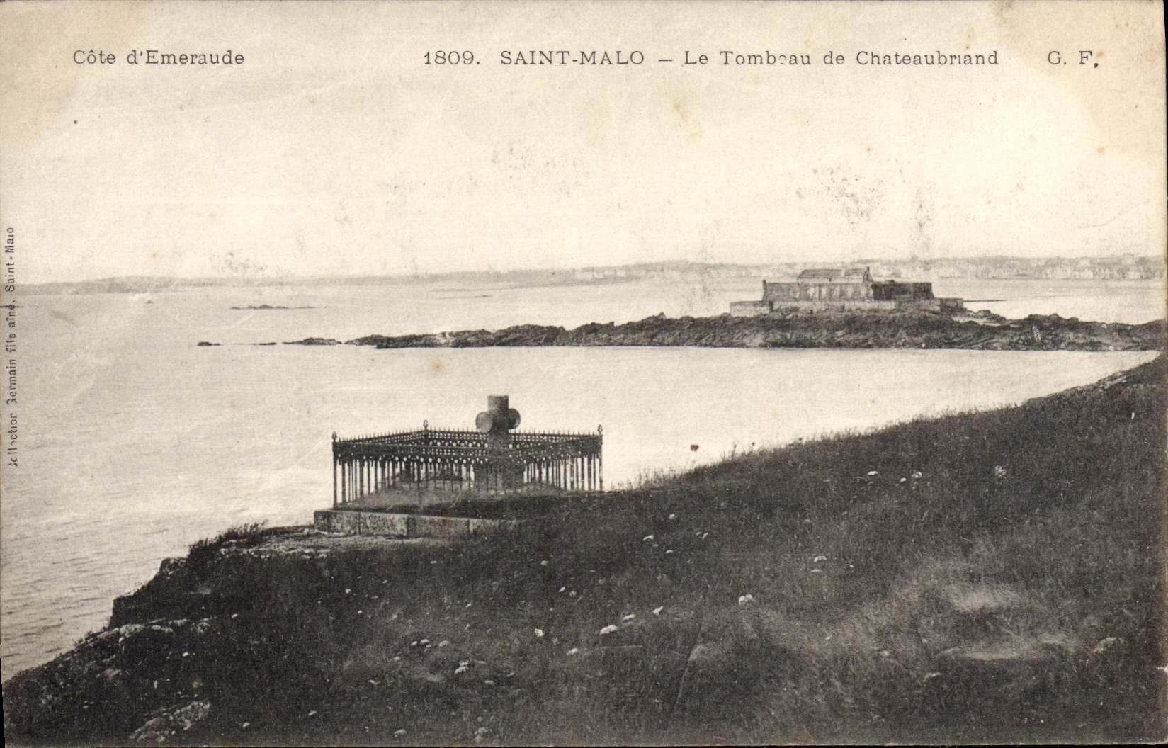 Saint-Malo — El Tombreau de Chateaubriand — G.F. — Costa de Emeraude
