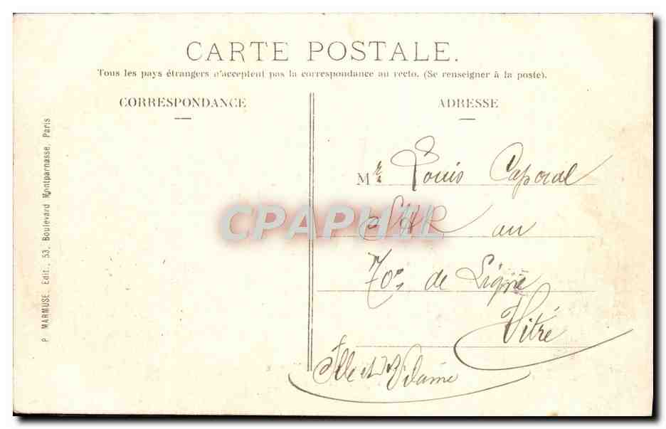 Nogent-sur-Marne — Aussicht über die Marne — P. Marmuse, Paris — Rückseite