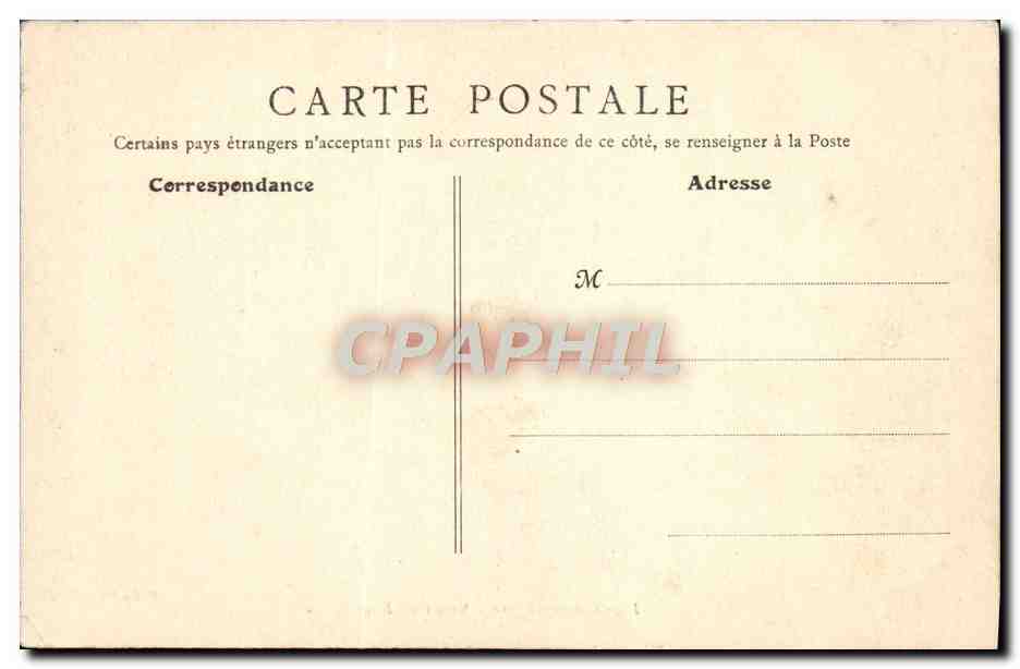 CPA Compiegne Salon de Famille — Verso