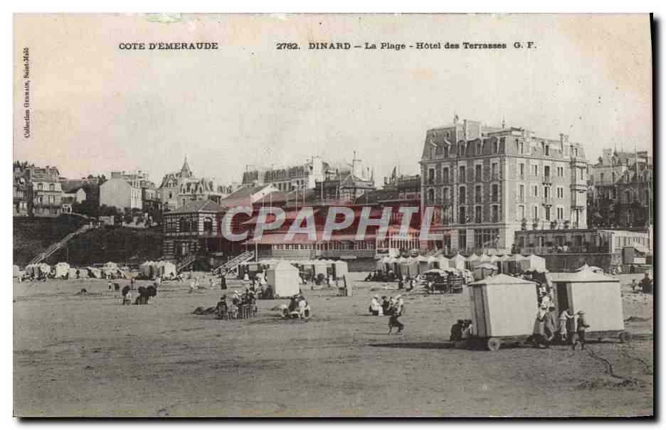 CPA Dinard La Plage Hotel Des Terrasses