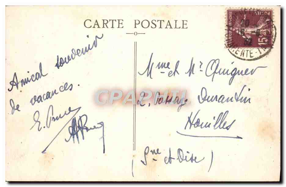 La Rochelle — Vue générale, le Pont, la Rade — L.C. n°467 — Rückseite