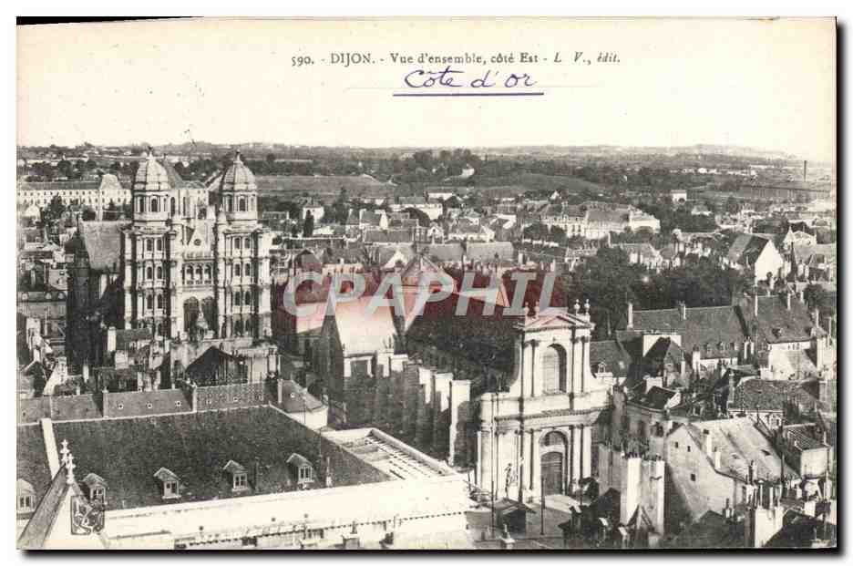 CPA Dijon Vue D'Ensemble 