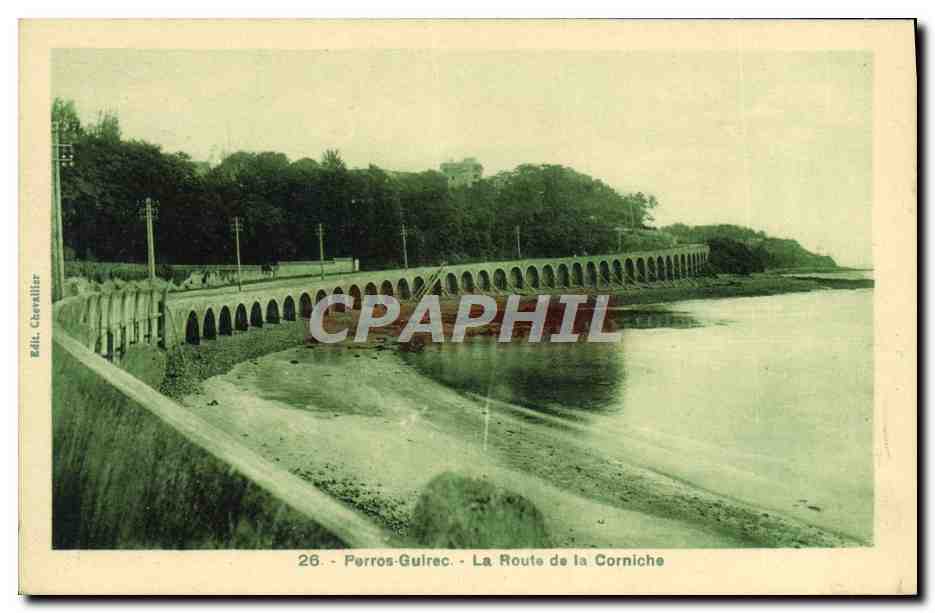 Perros-Guirec - La Route de la Corniche — Éditeur Céverallier, n° 26