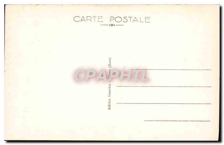 CPA Gisors La Tour Du Prisonnier et la cathedrale — Rückseite