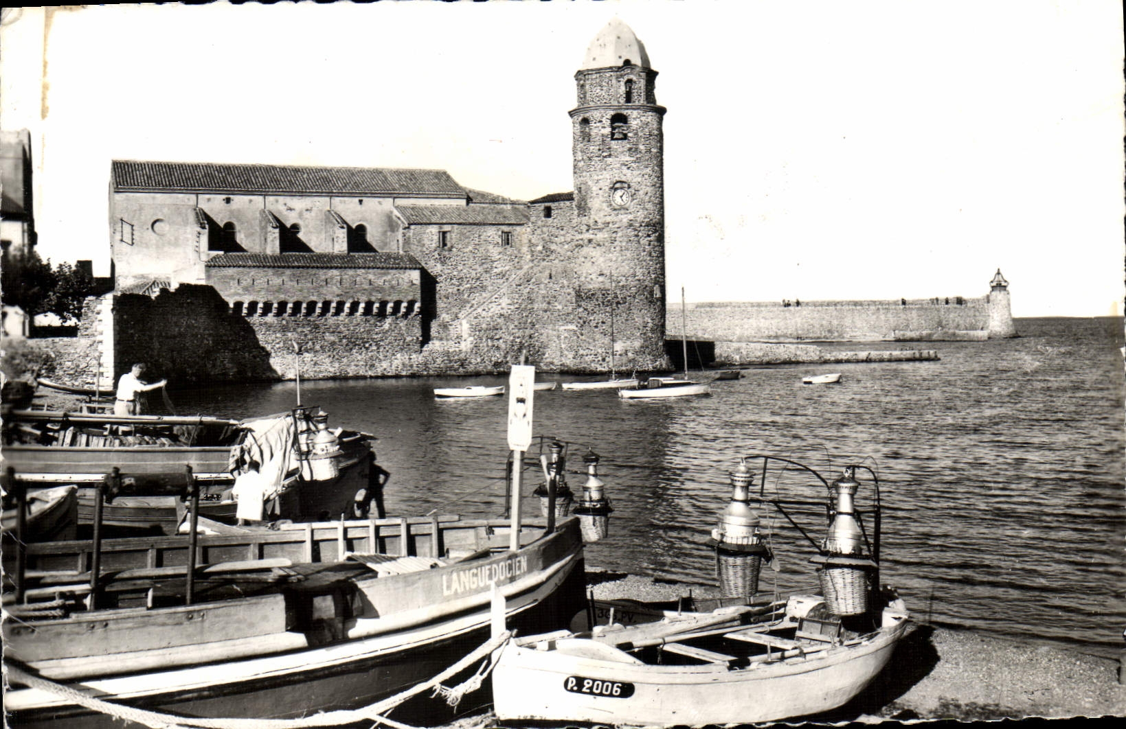 CPM Collioure L'Eglise Saint Vincent Les Lamparos