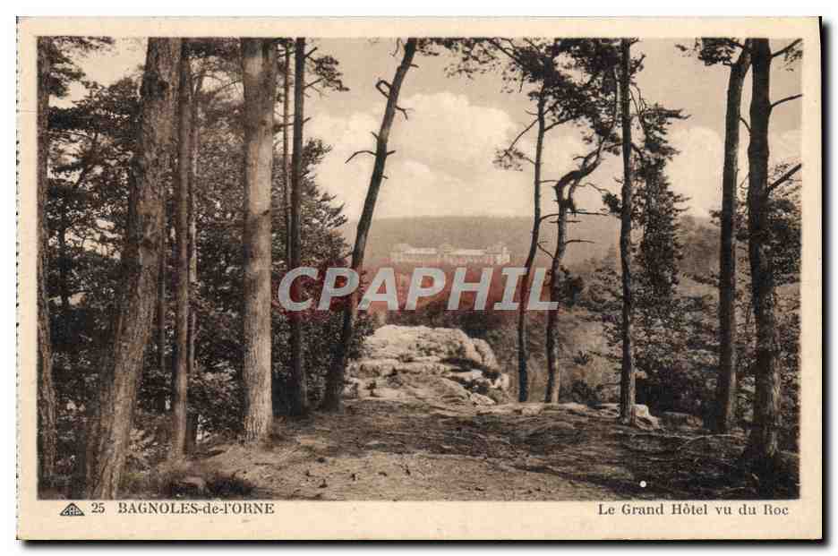 Bagnoles-de-l'Orne — Vista del Grand Hotel dal Roc