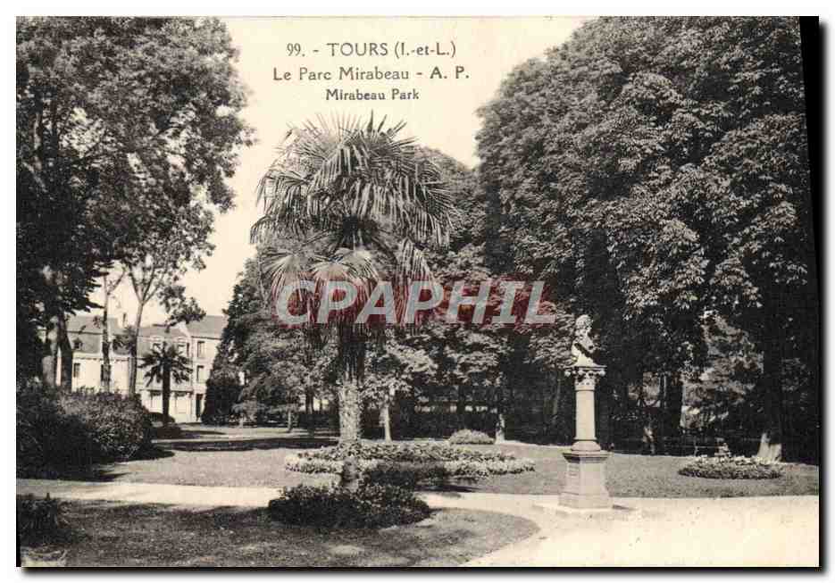 CPA Tours Le Parc Mirabeau 