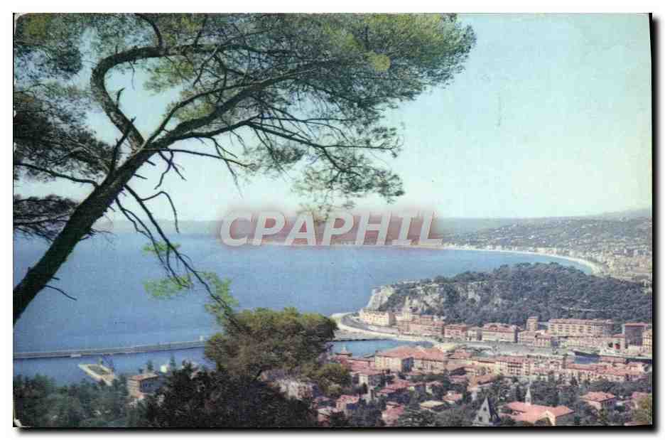 CPA Nice Vue Generale De La Moyenne Corniche