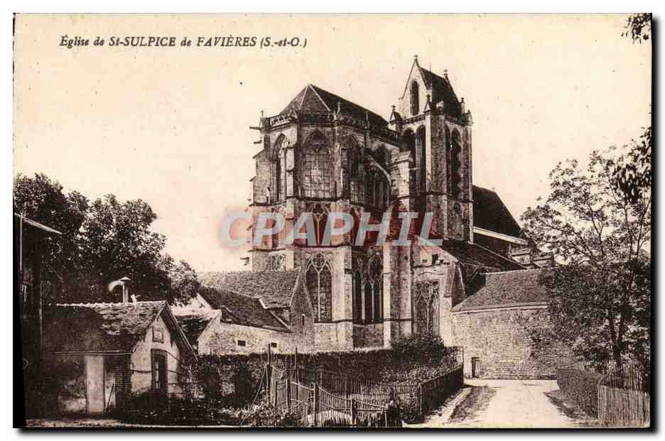 CPA Eglise De St Sulpice De Favieres