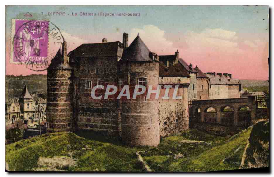 CPA Dieppe Le Chateau