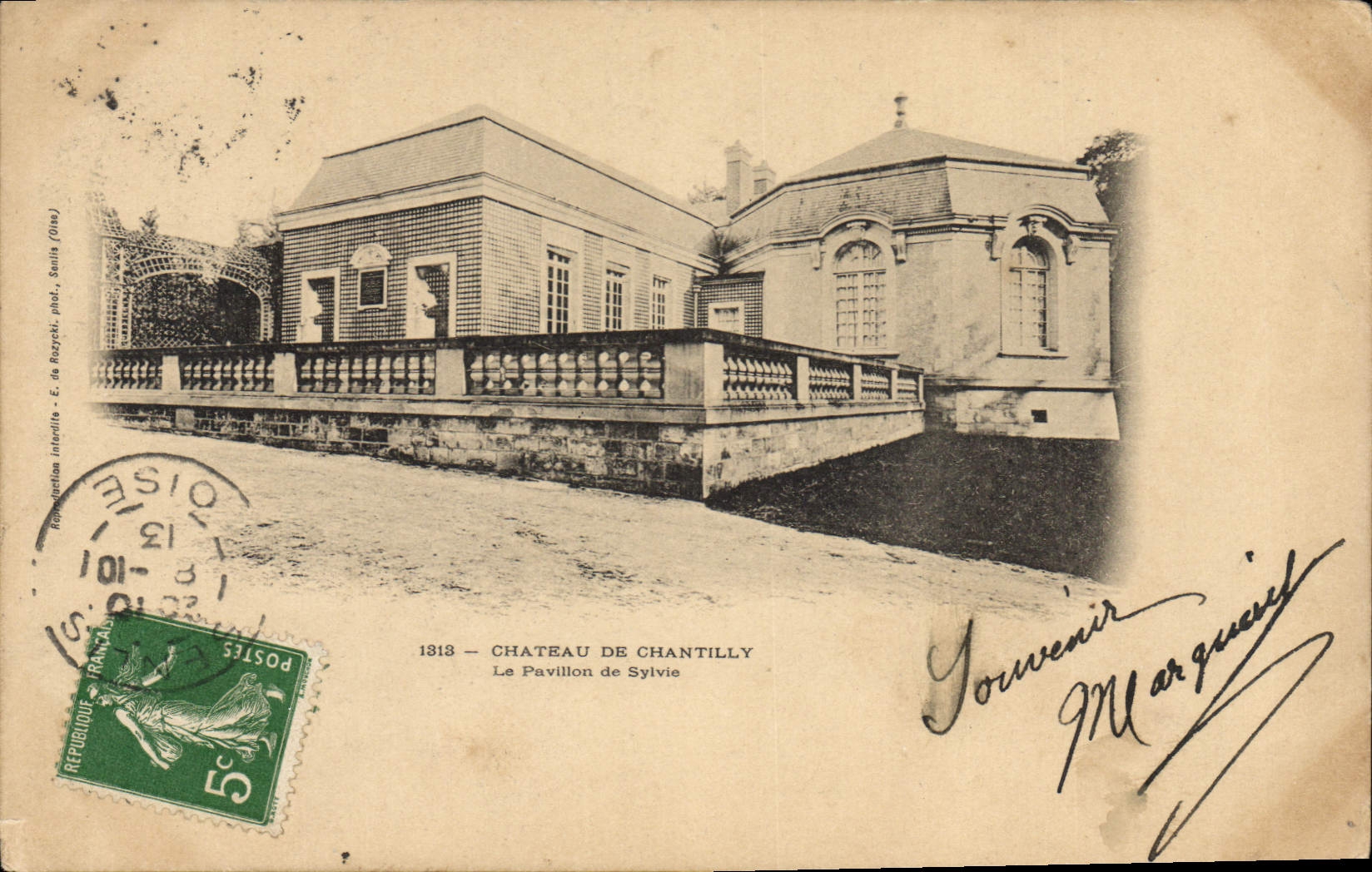 CPA Chateau De Chantilly Le pavillon de Sylvie 