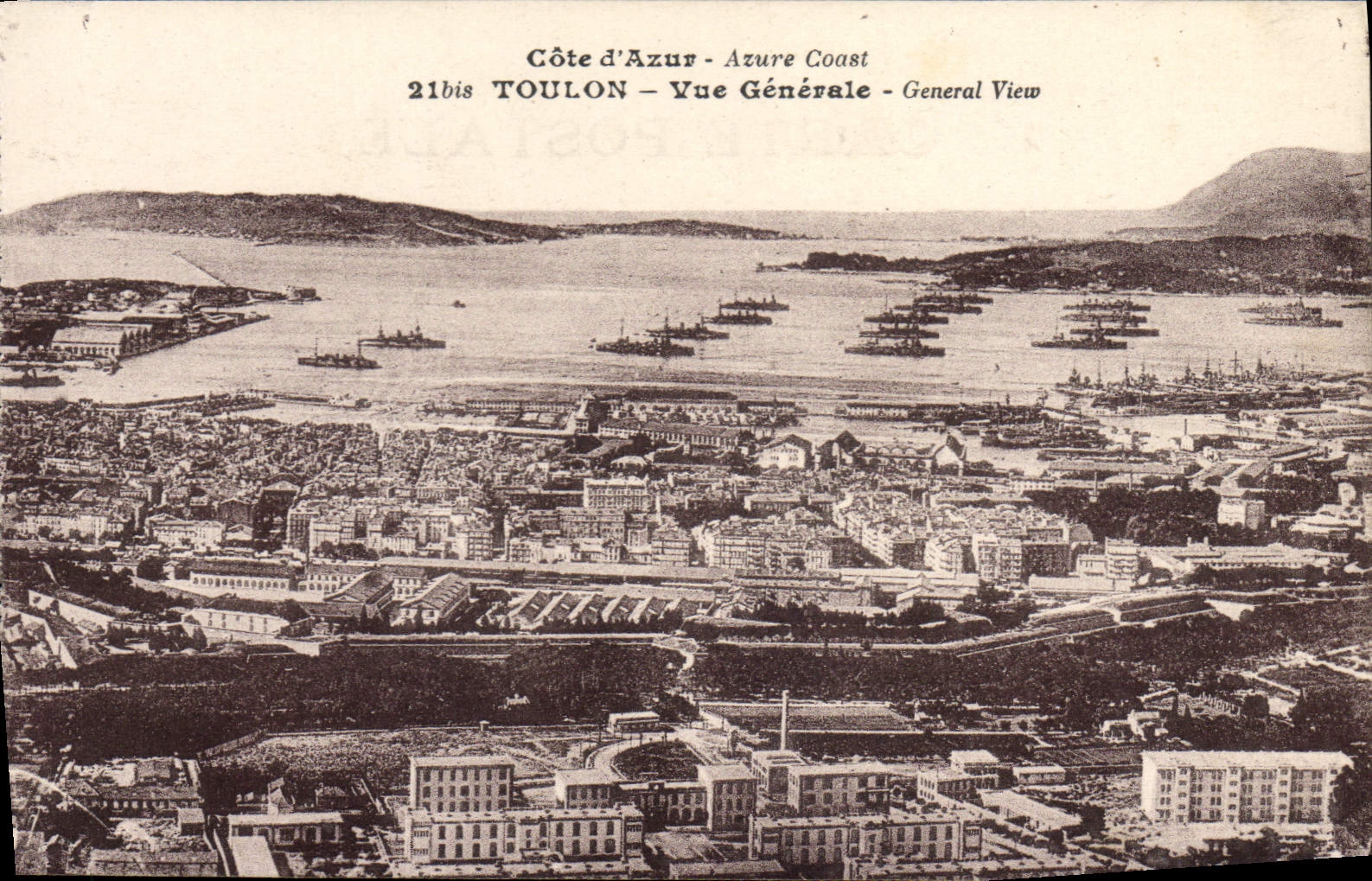 Toulon — Allgemeine Ansicht — Verlag Imp. Gensof, 1 rue Jean Jaurès