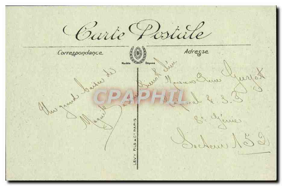 CPA Montargis La Sous Prefecture — Rückseite