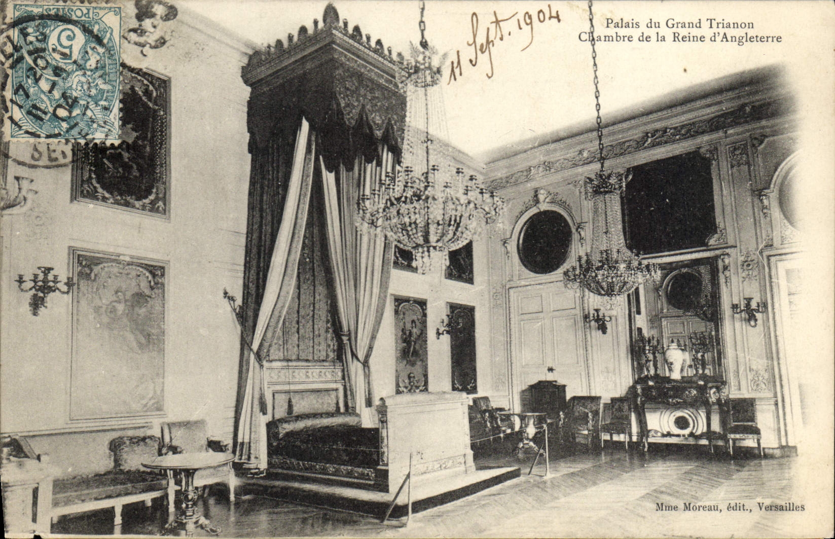 CPA Palais Du Grand Trianon Chambre de la Reine d'Angleterre Versailles