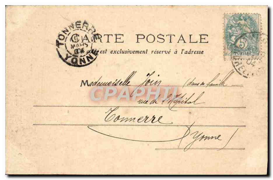 CPA Amboise Vue Prise De La Grosse Tour — Verso