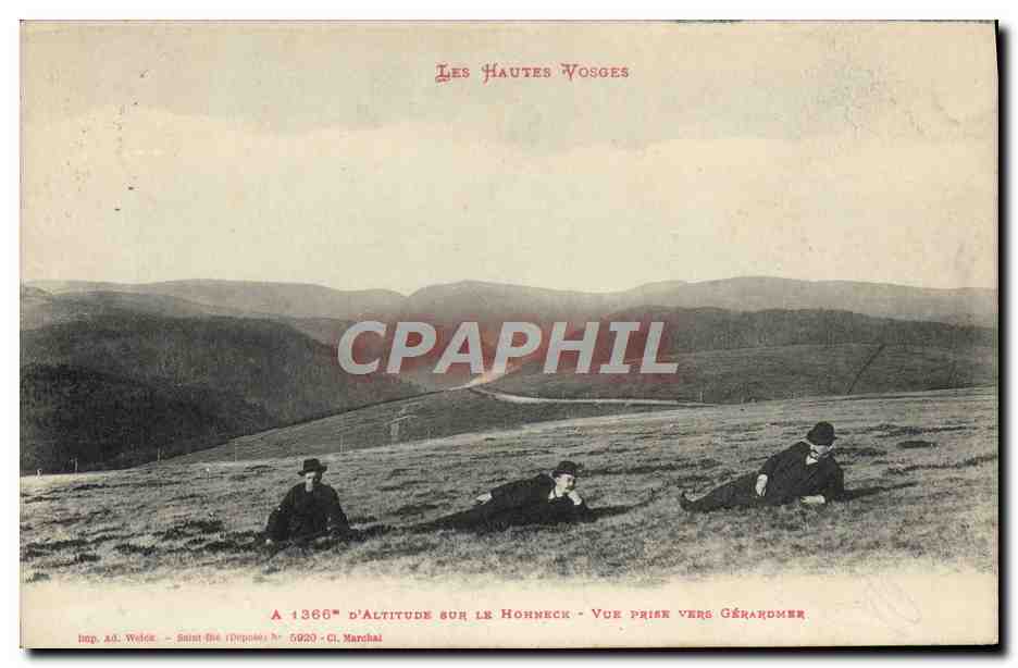 CPA Hohneck Vue Prise Vers Gerardmer