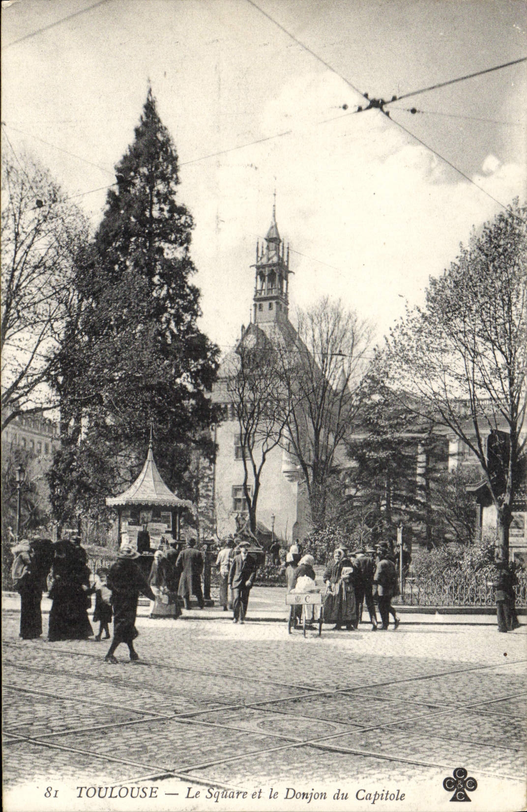 Toulouse — Le Square et le Donjon du Capitole — Éditeur C. C. (n° 81)