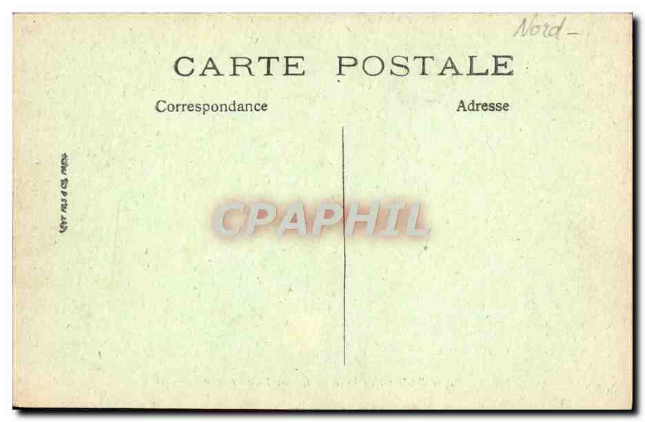 CPA Douai Salle Gothique A I'Hotel De Ville  — Rückseite