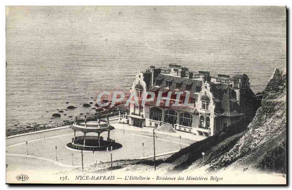 CPA Nice Havrais L'Hotellerie Residence Des Ministeres Belges