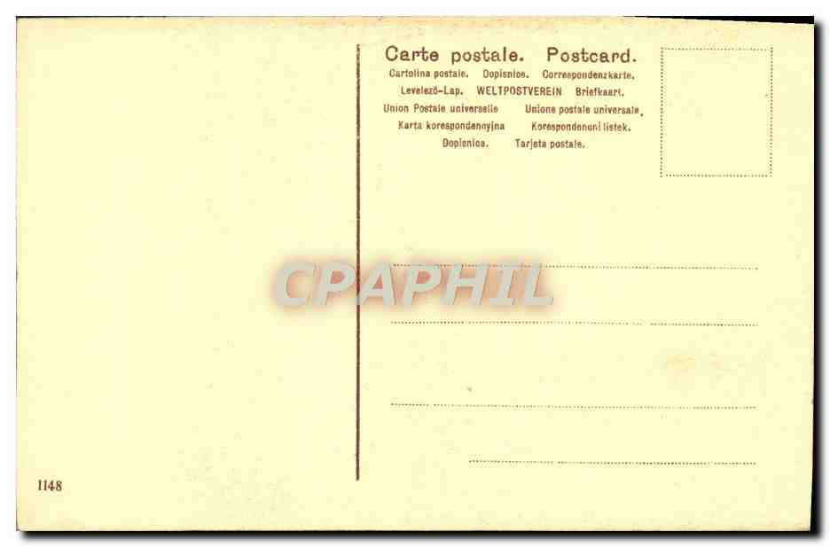 CPA Firenze Galleria Pitti Rembrandt — Verso