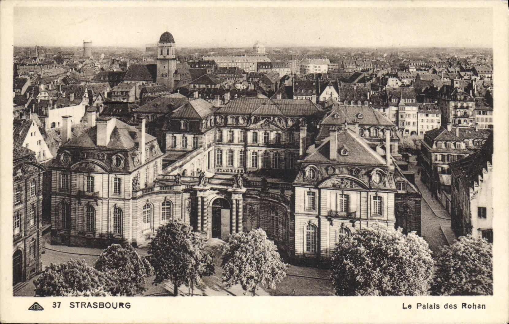 CPA Strasbourg Le Palais Des Rohan