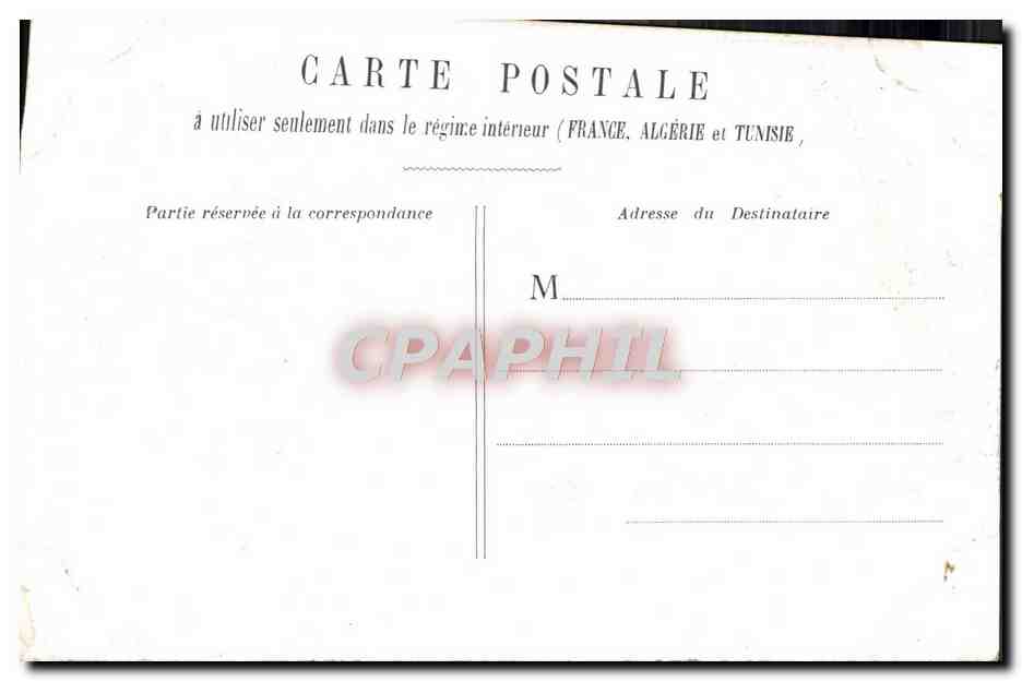 CPA Paris Palais De La Legion D'Honneur — Rückseite