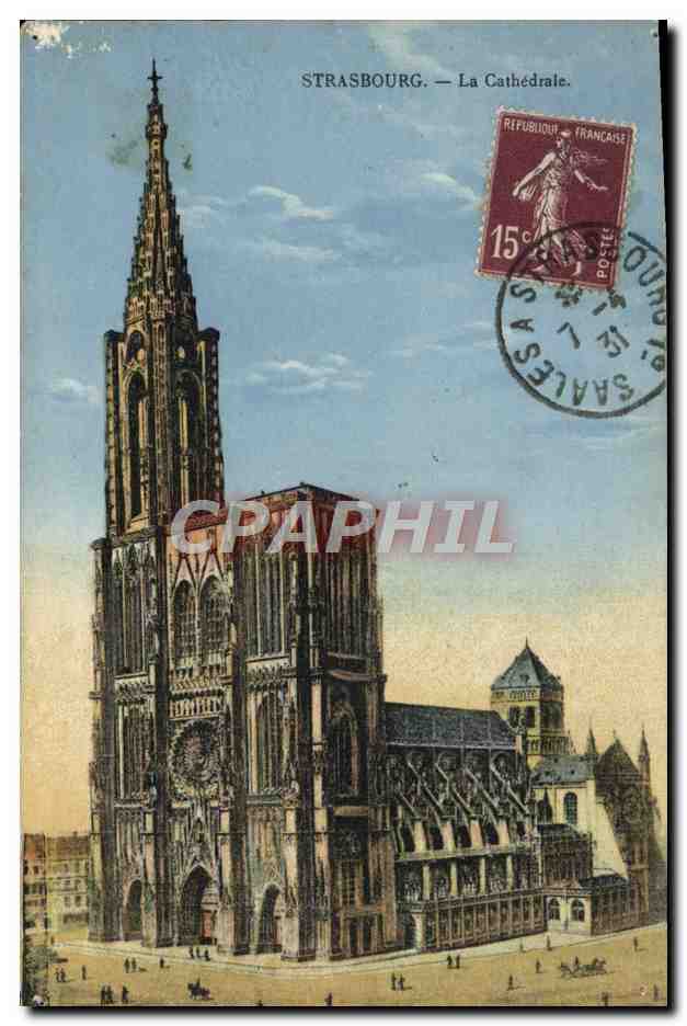 CPA Strasbourg La Cathedrale