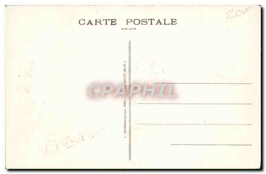 CPA Vichy Le Nouveau Pont Sur I'Allier — Verso
