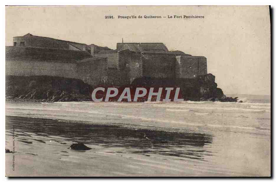 Presqu'île de Quiberon — Le Fort Penthièvre — Collection M. M. (n° 2191)