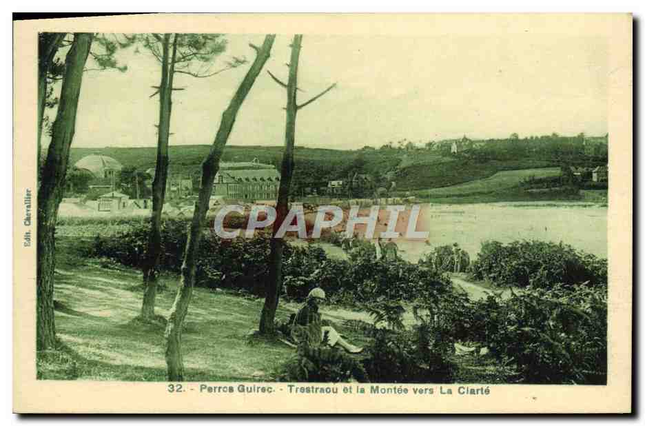 Perrçs Guirrec - Trestraou et la Montée vers La Clairé — Éd. Chervalier, n°32