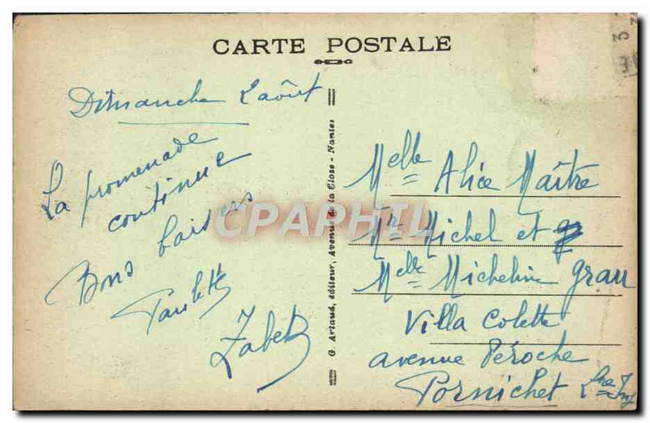 TROUVILLE — La Reine des Plages — Barques de pêche et le Casino — Rückseite