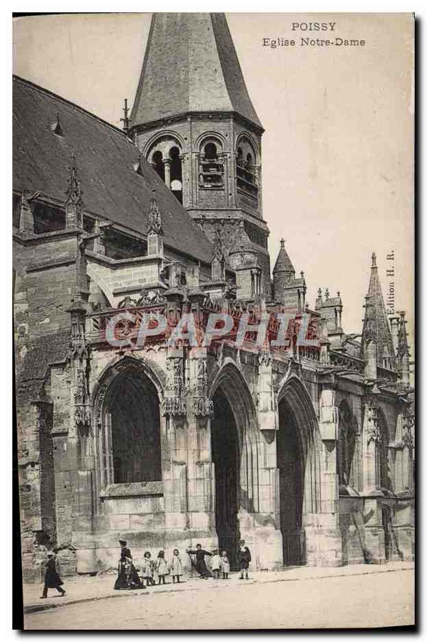 Poissy — Église Notre-Dame — Édition H. R.