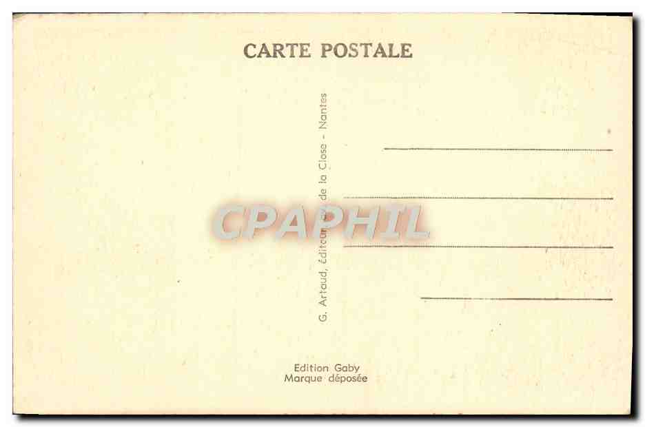 CPA Le Pont De Plougastel Sur I'Elorn — Rückseite