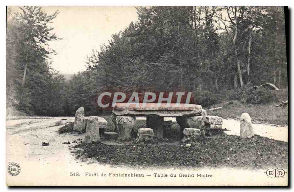 Forêt de Fontainebleau — Table du Grand Maître — Édition ELD, n° 518