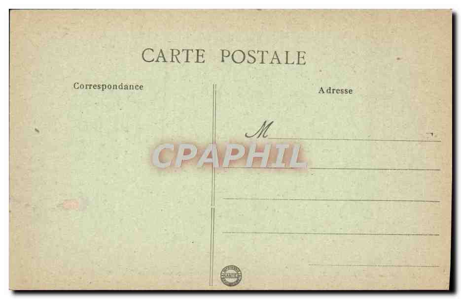 CPA Reims L'Ecole De Medecine Derriere la cathedrale — Rückseite