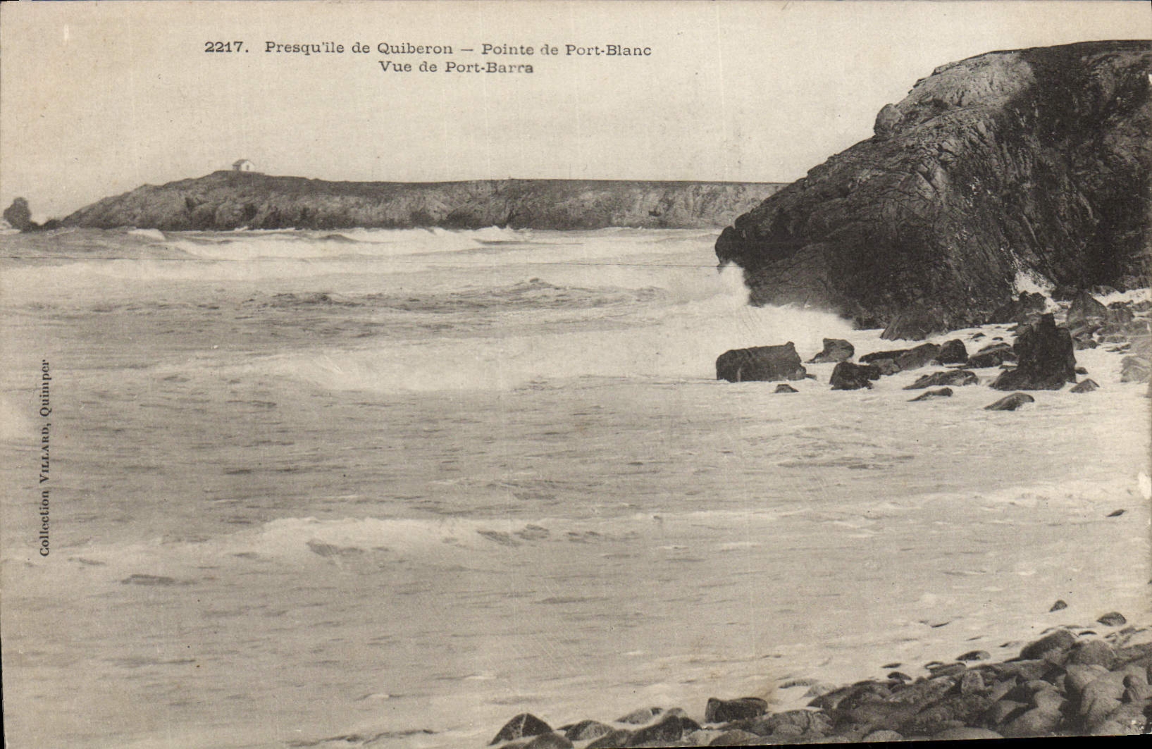 Presqu'île de Quiberon — Pointe de Port-Blanc — Collection Villann, Quimper, n° 2217